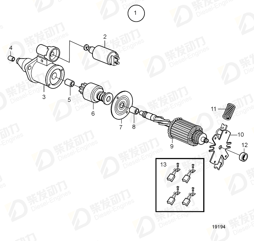 volvo penta Relay 20459060 Drawing volvo penta Relay 20459060 Drawing
